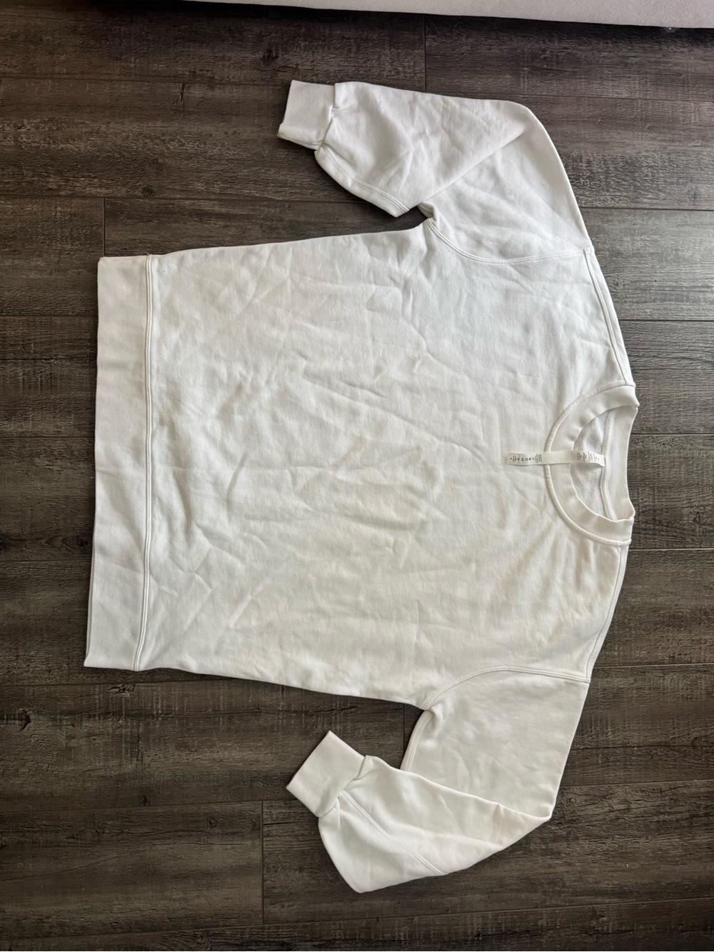 lululemon Perfectly Oversized Crew Neck French Terry Sweatshirt Logo Size M
